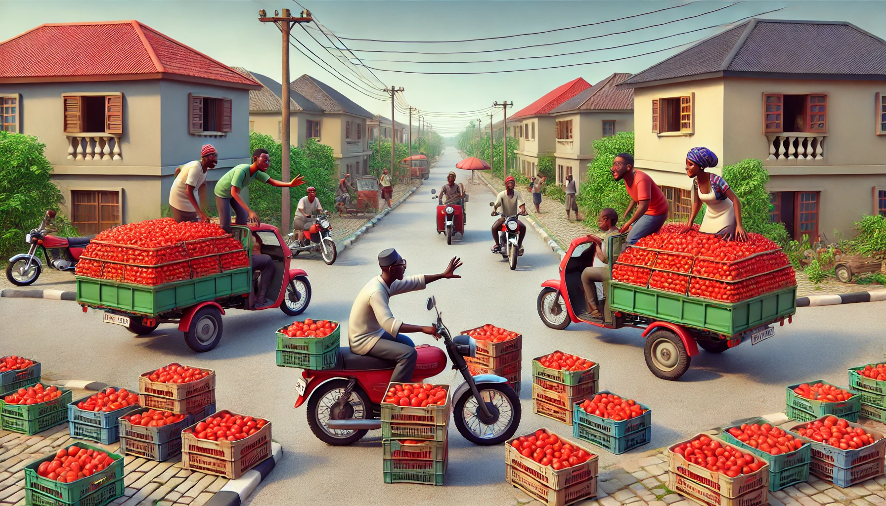 Le phénomène des tricycles de tomates à Douala et le défi de notre système agroalimentaire