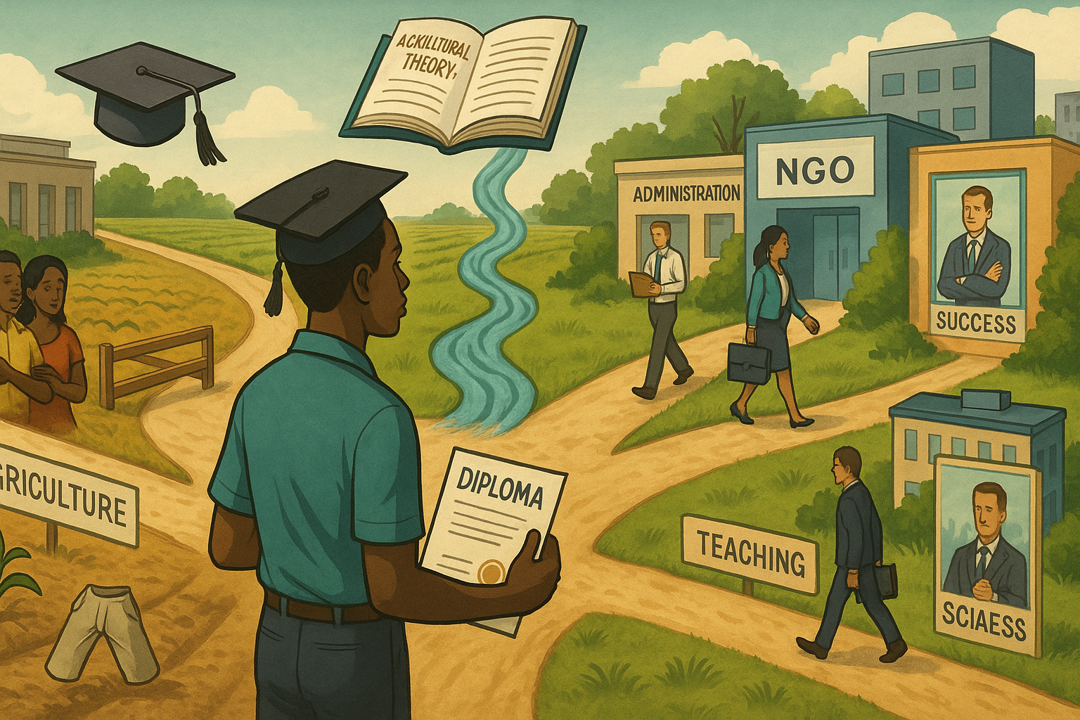 Pourquoi les diplômés de filières agricoles font tout, sauf de l’agriculture?