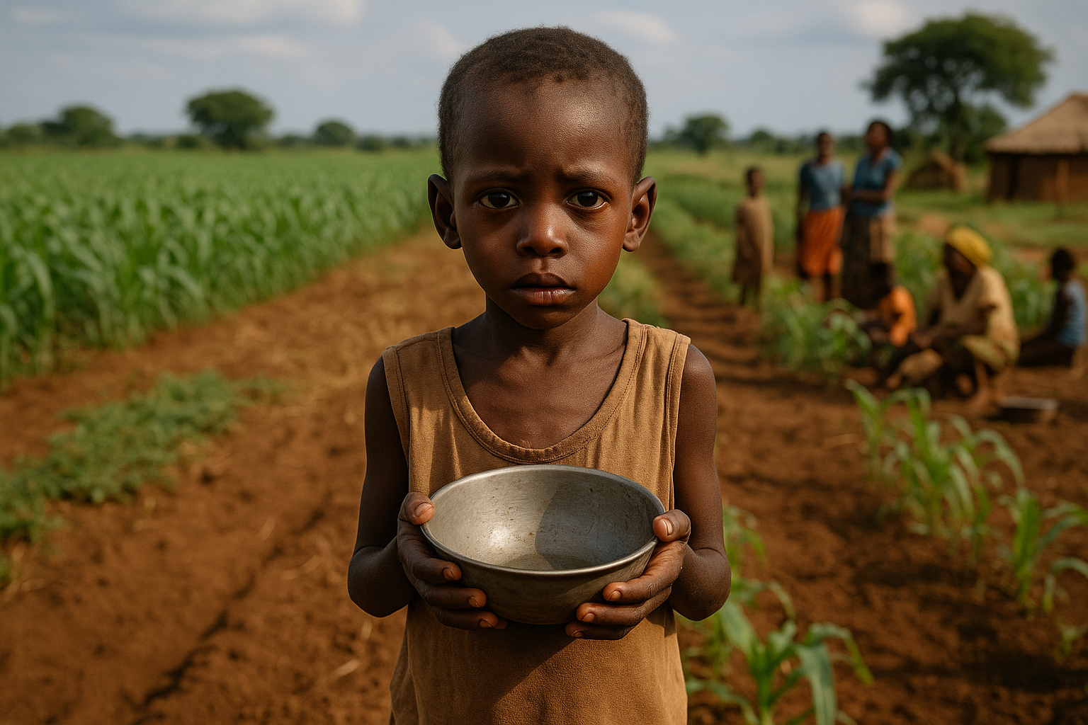 La Famine en Afrique : Un Fléau aux Répercussions Économiques et Sociales Profondes :L’Urgence d’une Crise Humanitaire Silencieuse