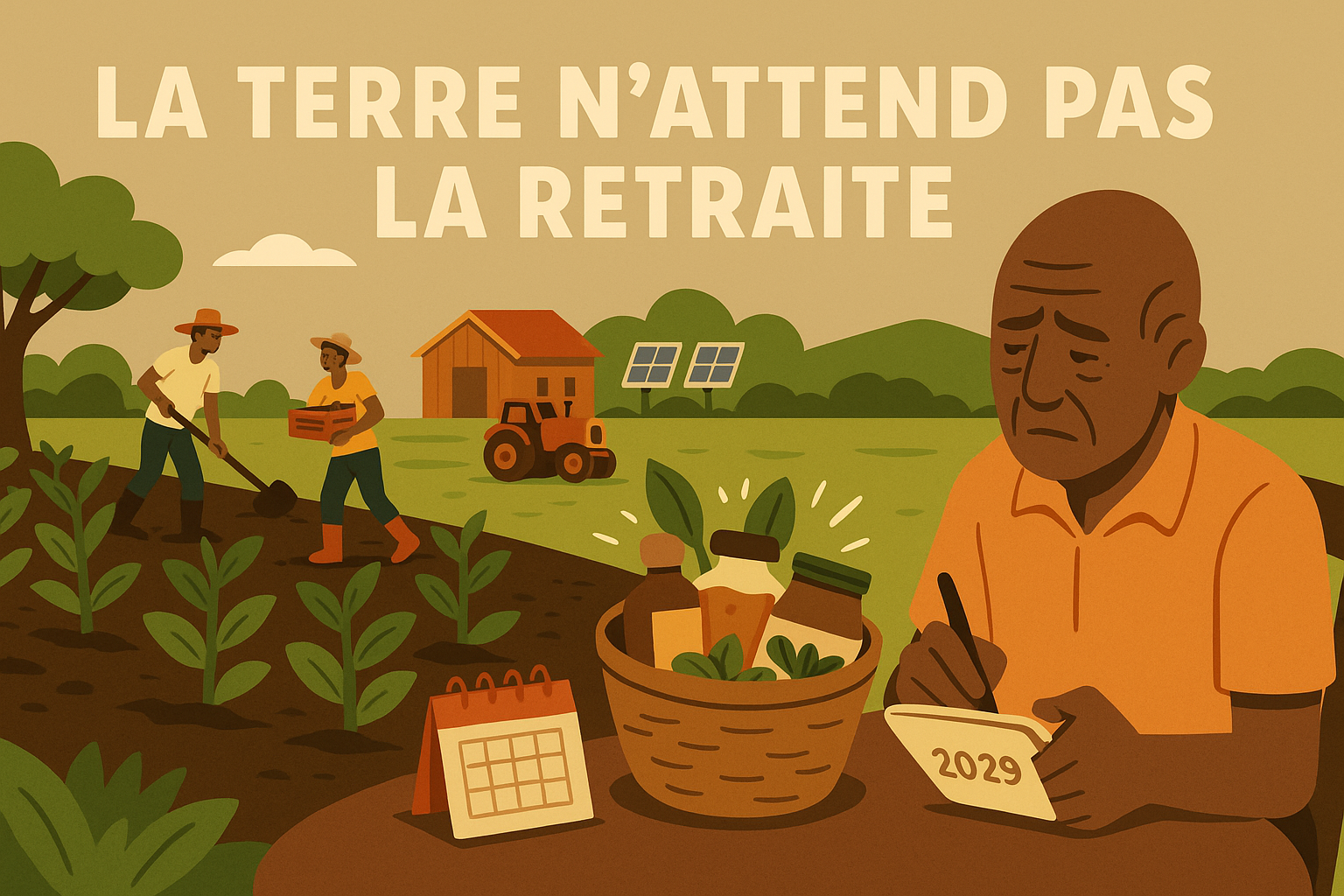 Non, ce n’est pas à la retraite que vous devez vous lancer dans l’agriculture