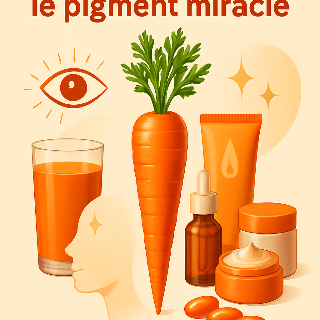 Le Bêta-Carotène : le pigment miracle de la carotte pour la vision et la peau