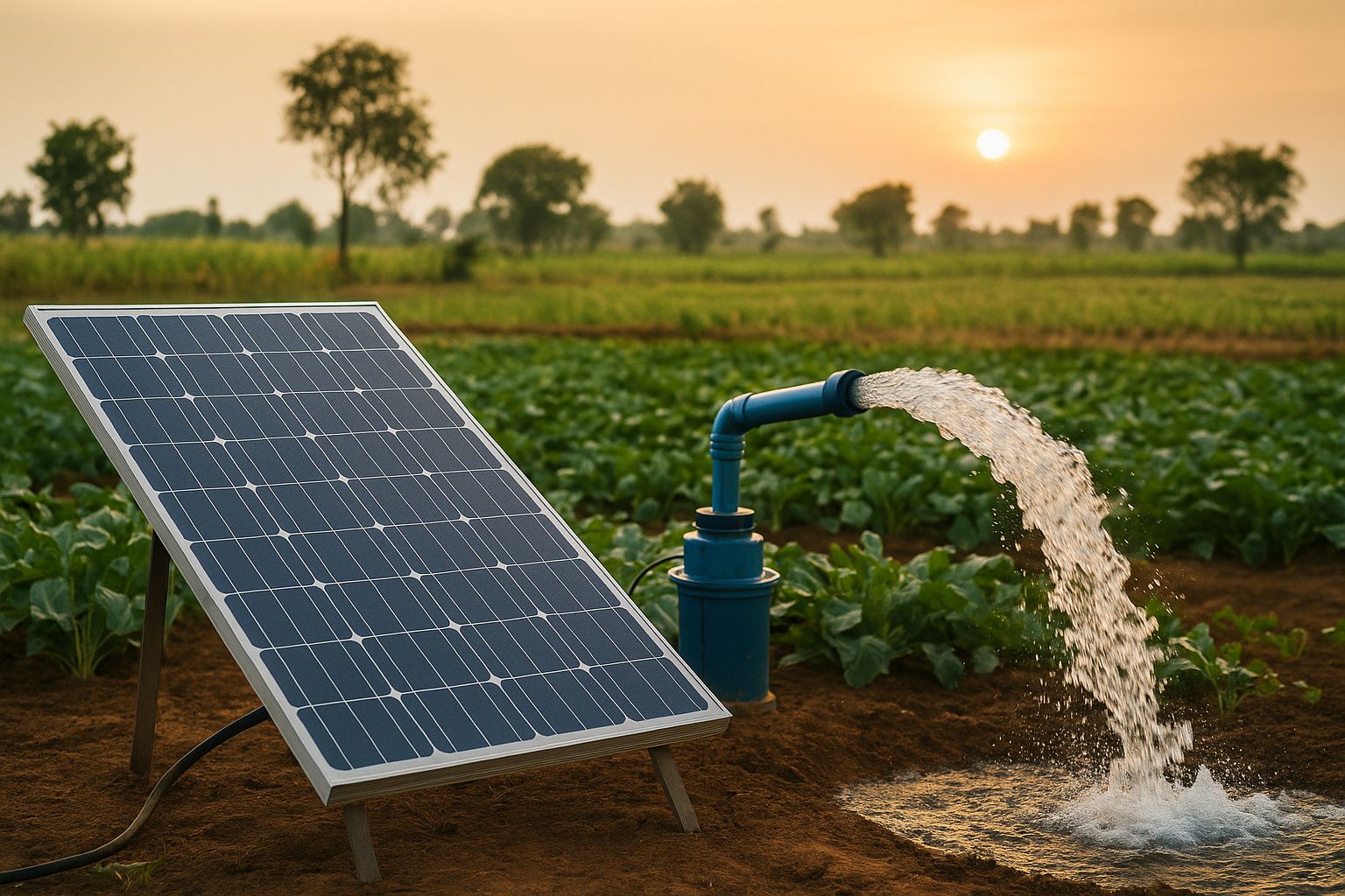 L’énergie solaire pour une agriculture résiliente face au climat